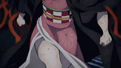 Nezuko Vs Daki Engaged In Fierce Battle GIF