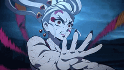 Nezuko Vs Daki Releasing Demon Power GIF