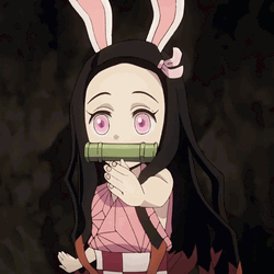 Nezuko Walking Cute Bunny