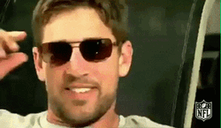 NFL Aaron Rodgers Sunglasses Look GIF