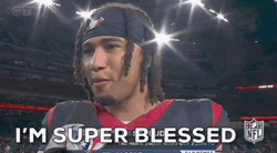 NFL CJ Stroud I'm Super Blessed GIF