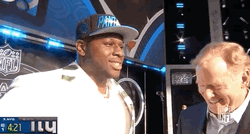 NFL Draft Awardee Receiving Shirt GIF