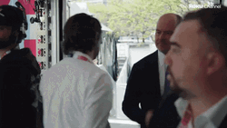 NFL Draft Commentator Rich Eisen Walking In GIF
