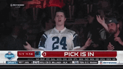 NFL Draft Confused Player Shocked Reaction GIF