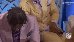 NFL Draft Crying Jalen Carter GIF