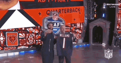 NFL Draft Elated Caleb Williams Fist Pump GIF