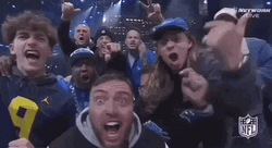 NFL Draft Excited Fans Getting Wild GIF