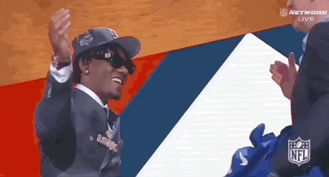 NFL Draft High Five Celebration GIF