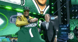 NFL Draft Jermaine Johnson Waving Flag GIF