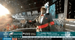 NFL Draft Jordan Davis Celebrating GIF