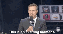NFL Draft Presenter Daniel Jeremiah Announces GIF