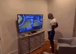 NFL Draft Watching Fan Funny Reaction GIF