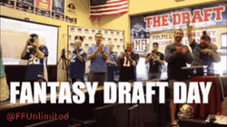 NFL Fantasy Draft Day People Applauding GIF