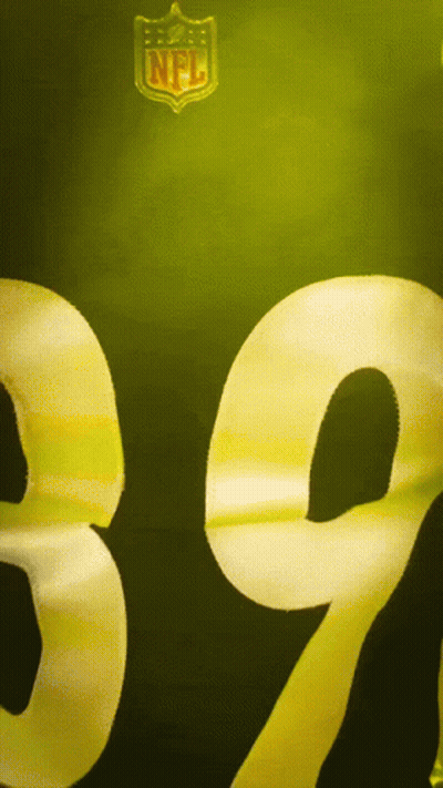NFL Logo On Green Background GIF