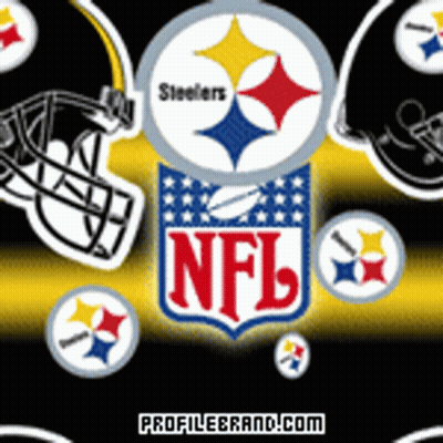 NFL Logo With Steelers Logo GIF