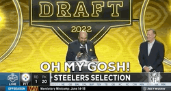 NFL Steelers Draft Pick Announcement Franco Harris GIF