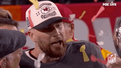 NFL Travis Kelce Look At Us Now GIF