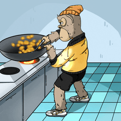 NFT Gorilla Let Him Cook GIF