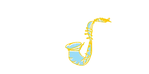 Ngayog Jazz 2021 Logo With Saxophone Sticker
