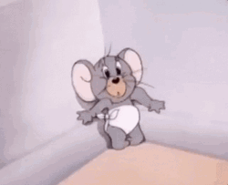 Nibbles In Fetal Position Fear Reaction GIF