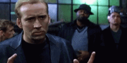 Nic Cage Contemplating Okay Let's Ride GIF