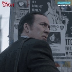 Nic Cage Surprised Looking Back GIF