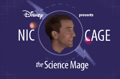Nic Cage The Science Mage GIF