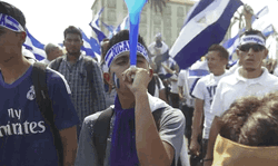 Nicaraguan Crowd Celebrating GIF