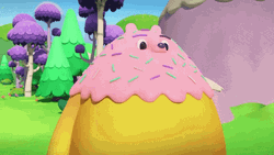 Nice Cream Bear Good Thinking GIF