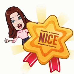 Nice Golden Star Badge GIF