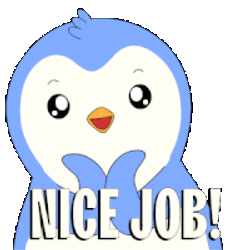 Nice Job Good Job Today Sticker GIF