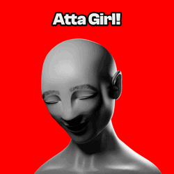 Nice Meme Blink Wow Atta Girl GIF