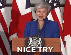 Nice Try Theresa May GIF
