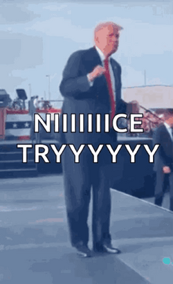  Nice Try Trump Dance GIF