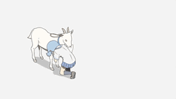 Nichijou Animal Fight GIF