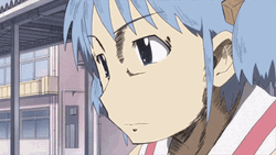 Nichijou Blank Stare GIF