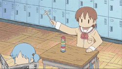 Nichijou Hit Revenge GIF
