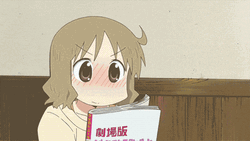 Nichijou Izumi Reading A Book GIF