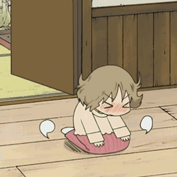 Nichijou Izumi Toe Jumping GIF
