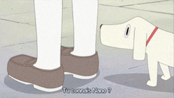 Nichijou Mio Laser Mouth GIF