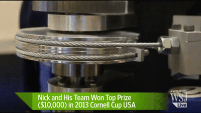Nick And Team Win 2013 Cornell Cup USA GIF