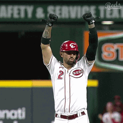 Nick Castellanos Blowing Up Bubblegum GIF