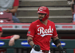 Nick Castellanos Measuring Something With His Hands GIF