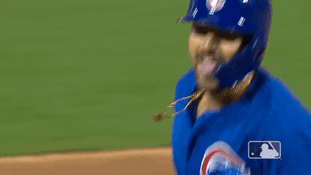 Nick Castellanos Running Happily GIF