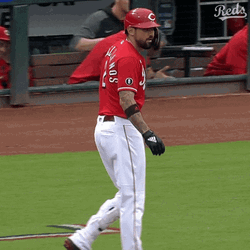 Nick Castellanos Signaling His Teammate GIF