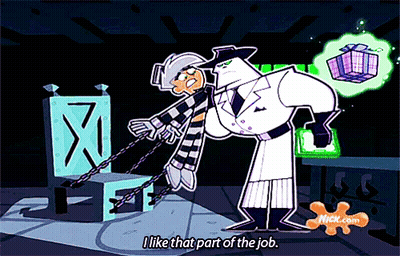 Nick.com Cartoon Saying I Like Part Of Job GIF