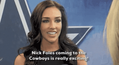 Nick Foles Coming To The Cowboys Excited GIF