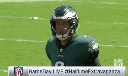 Nick Foles Holding His Arms Up GIF