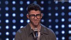 Nick Jonas Drenched With Water GIF