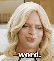 Nick Kroll Drag Queen Word GIF